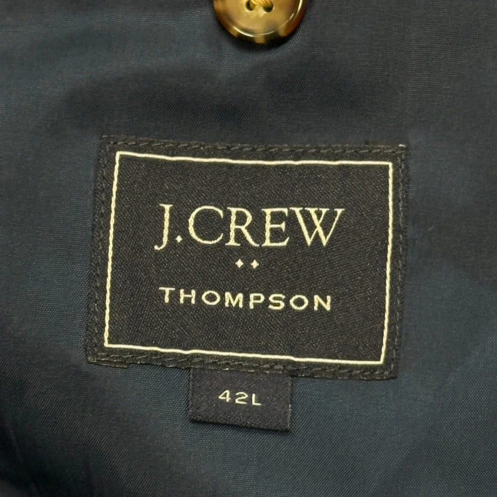 J Crew Thompson Blue Wool Blazer Jacket Suit Separate Mens 42L‎